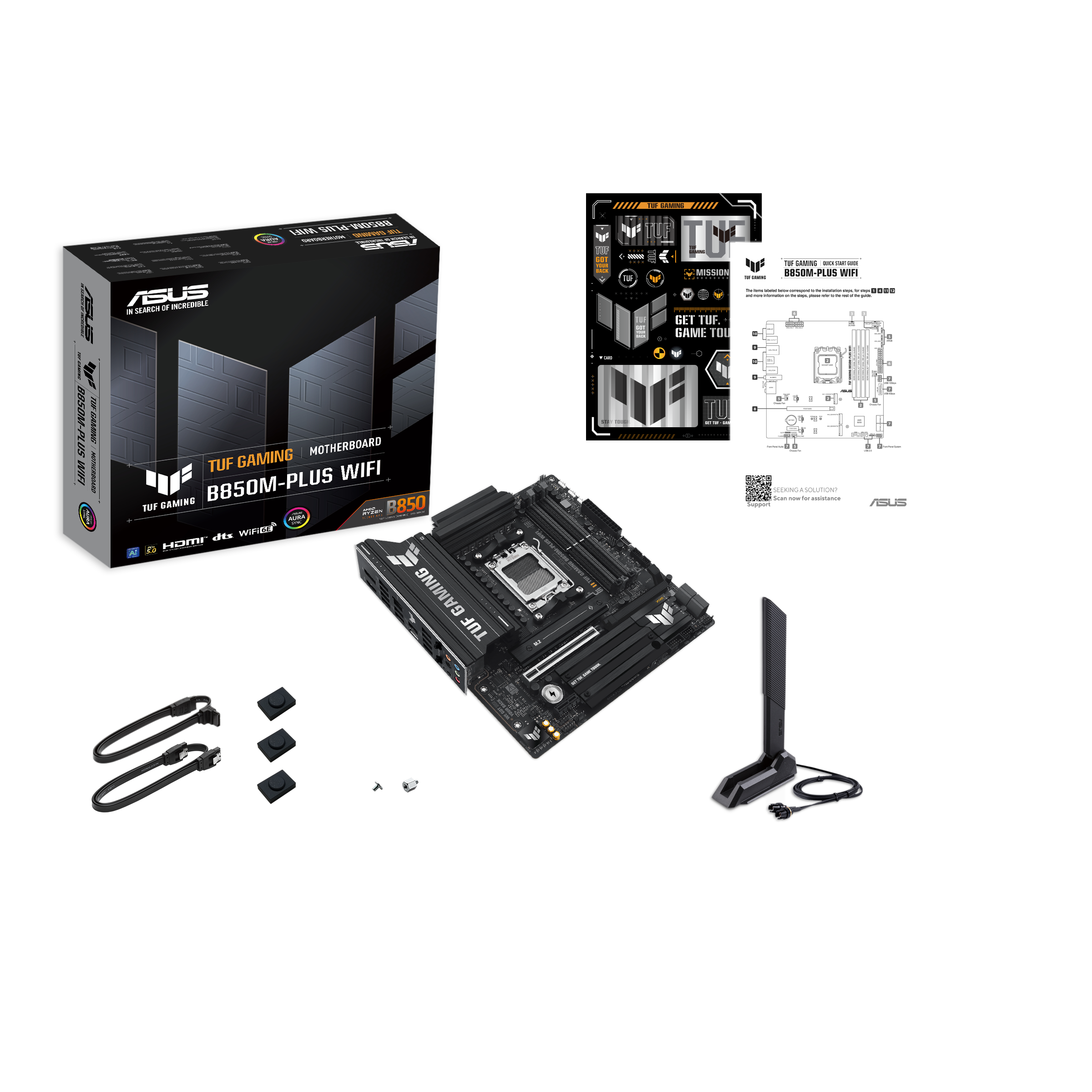 Материнская плата ASUS TUF GAMING B850M-PLUS WIFI (90MB1IY0-M0EAY0)