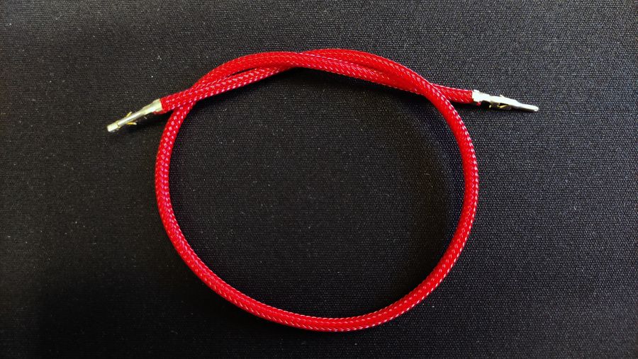 Провод питания Sleeved Wire 30cm Red (в оплетке) [ 12005 ]