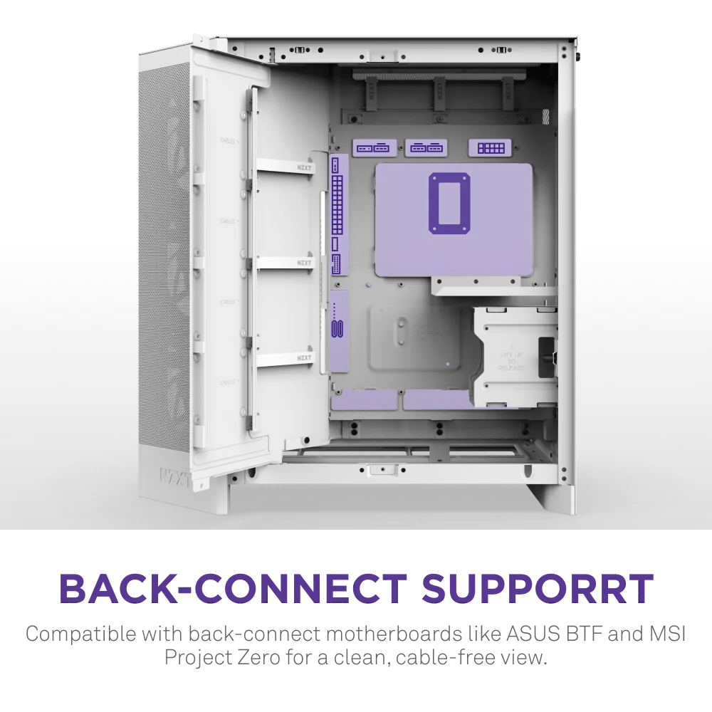 Корпус без блока питания NZXT H9 Flow RGB+ CM-H92FW-P1