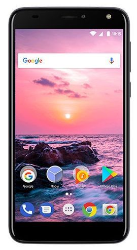 Смартфон BQ BQ S-5511L Bliss Black (черный, моноблок, 5.5 дюймов) 1280x720 (IPS, MTK, MT6737, 1.3 GHz, к-во ядер: 4, Flash 8 GB, ОЗУ 1 GB) микро-SIM +