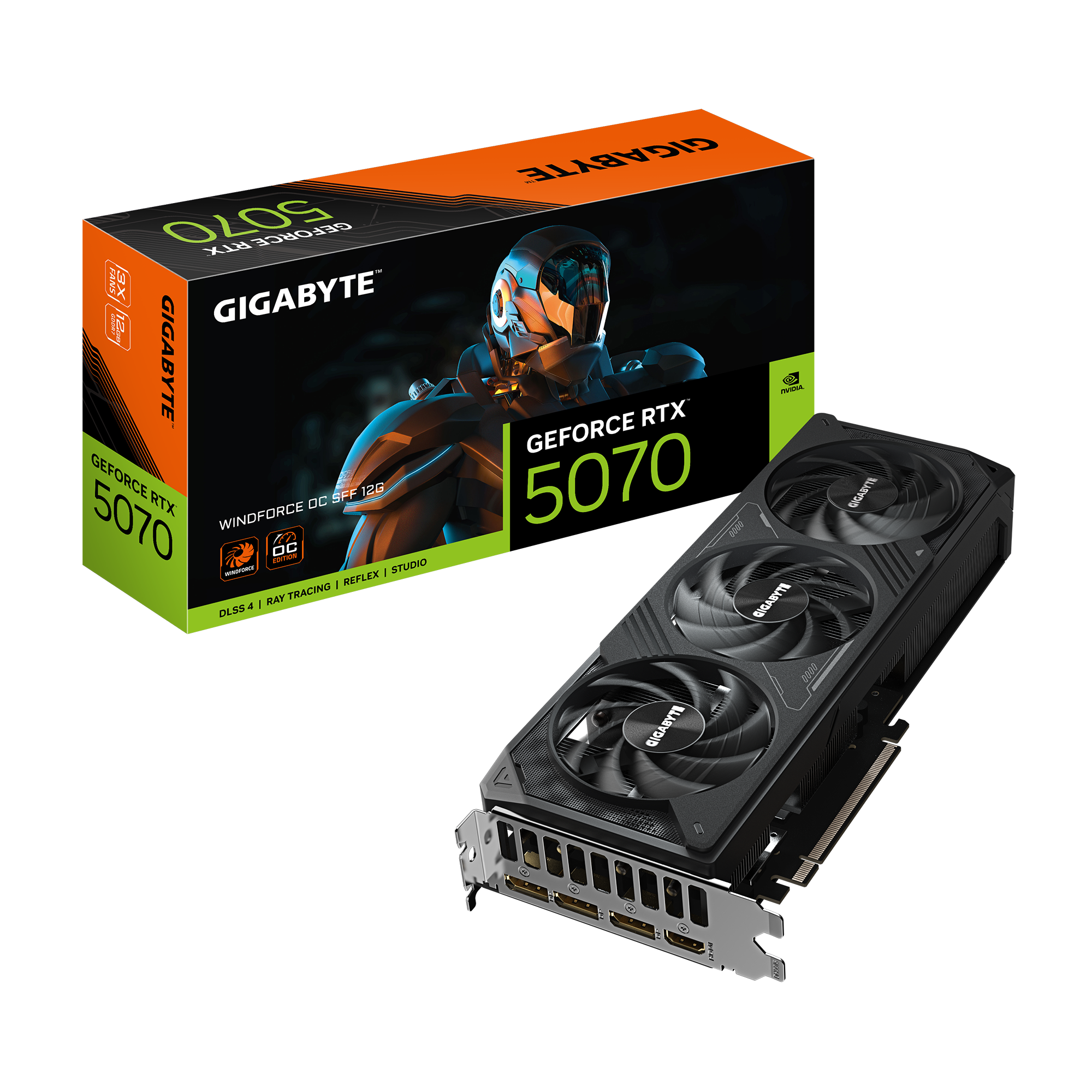 Видеокарта GIGABYTE GV-N5070WF3OC-12GD