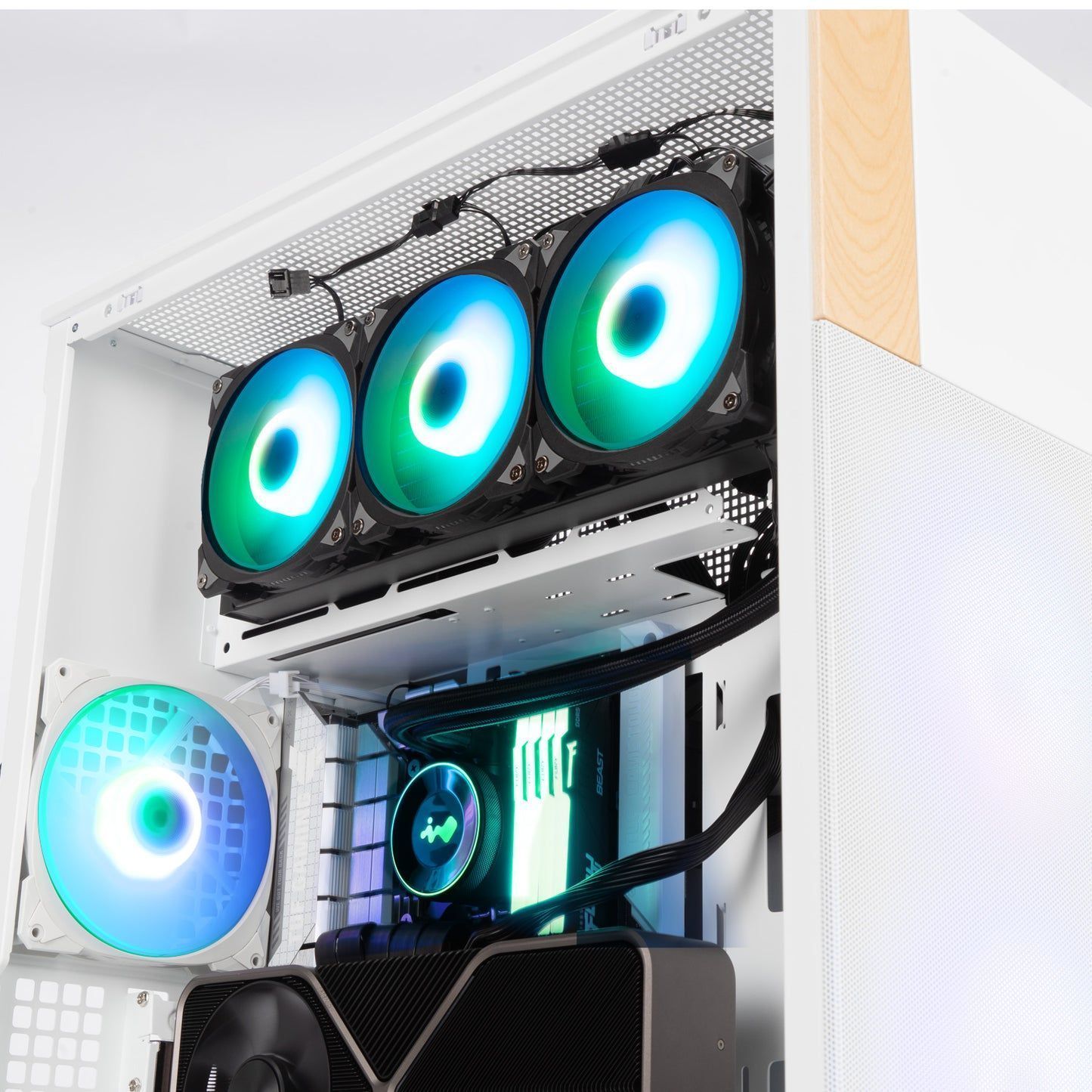 Корпус без блока питания InWin IW-CS-F5WHI-3AN140P