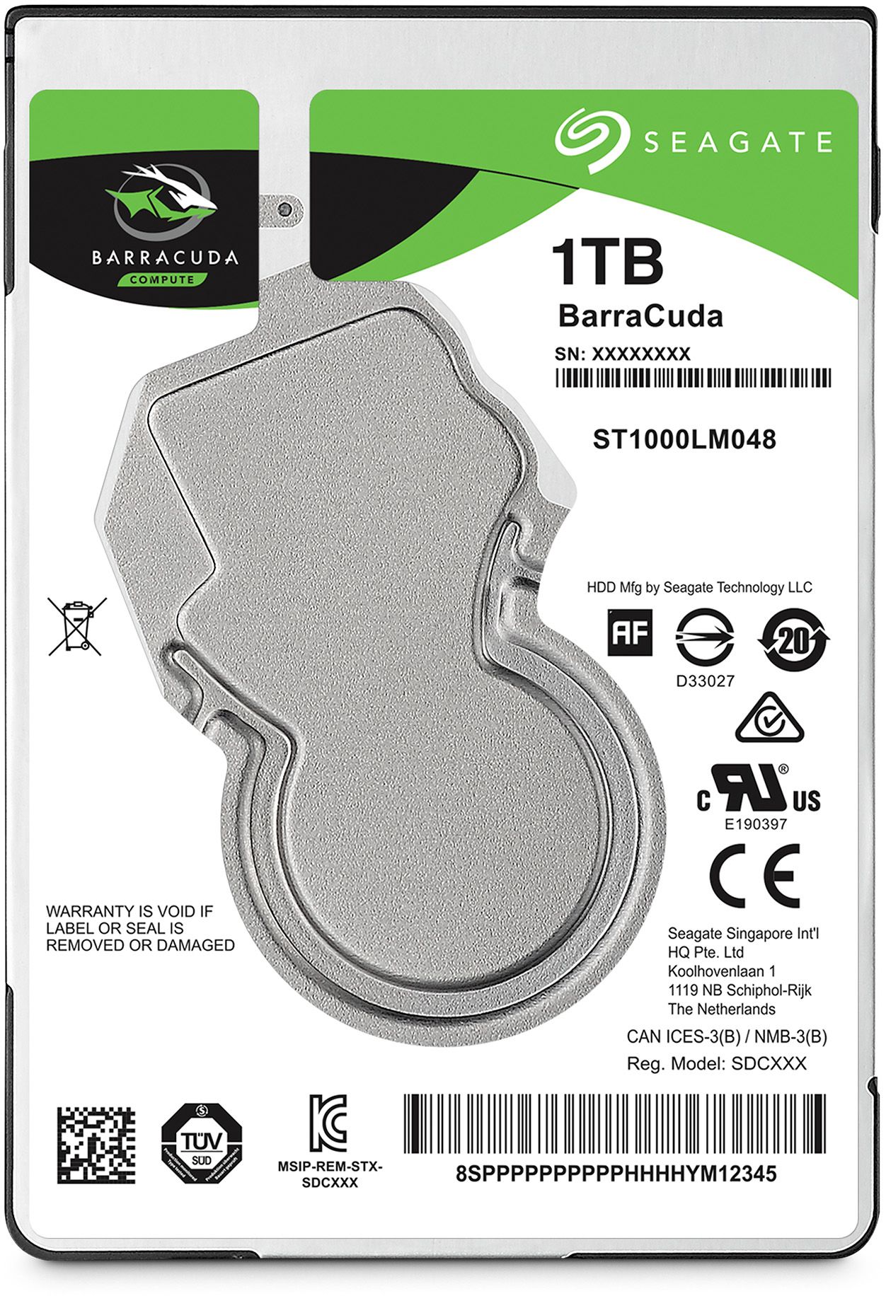Жесткий диск Seagate BarraCuda Compute ST1000LM048