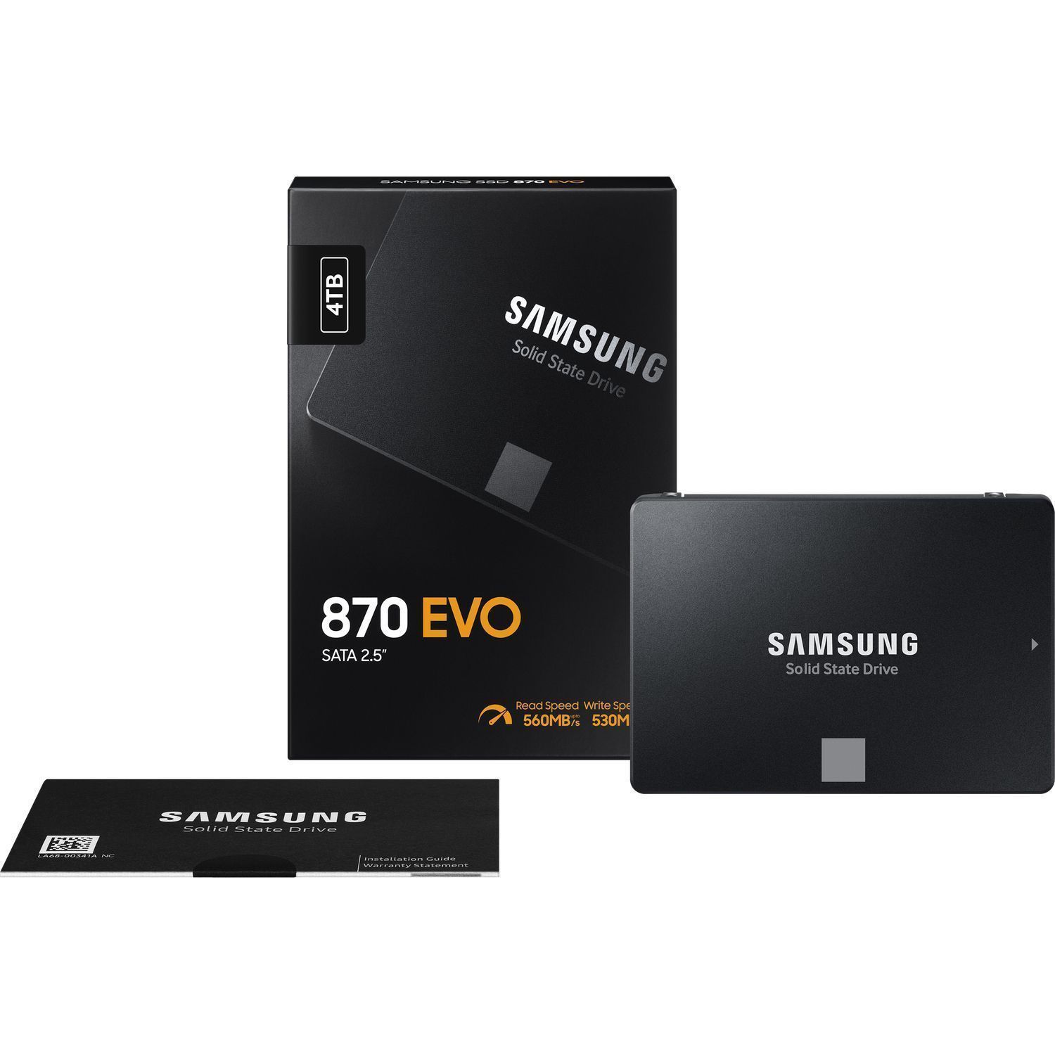 Твердотельный накопитель Samsung 870 EVO 4000GB (MZ-77E4T0BW)